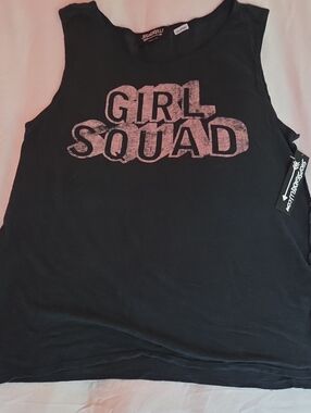 Girl squad By Signorelli Linen Tank Top.  Women's Small